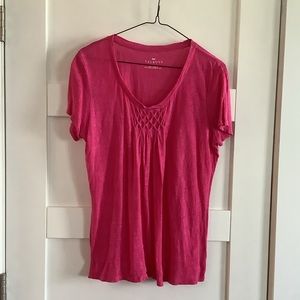 Talbots pink short sleeve top